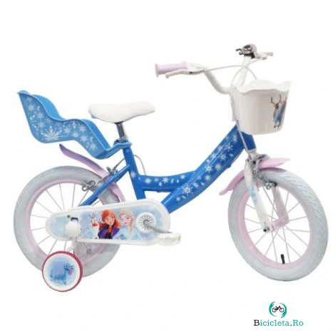 Bicicleta copii 3-5 ani, 14 inch, Frozen, Denver 21514FRZ14