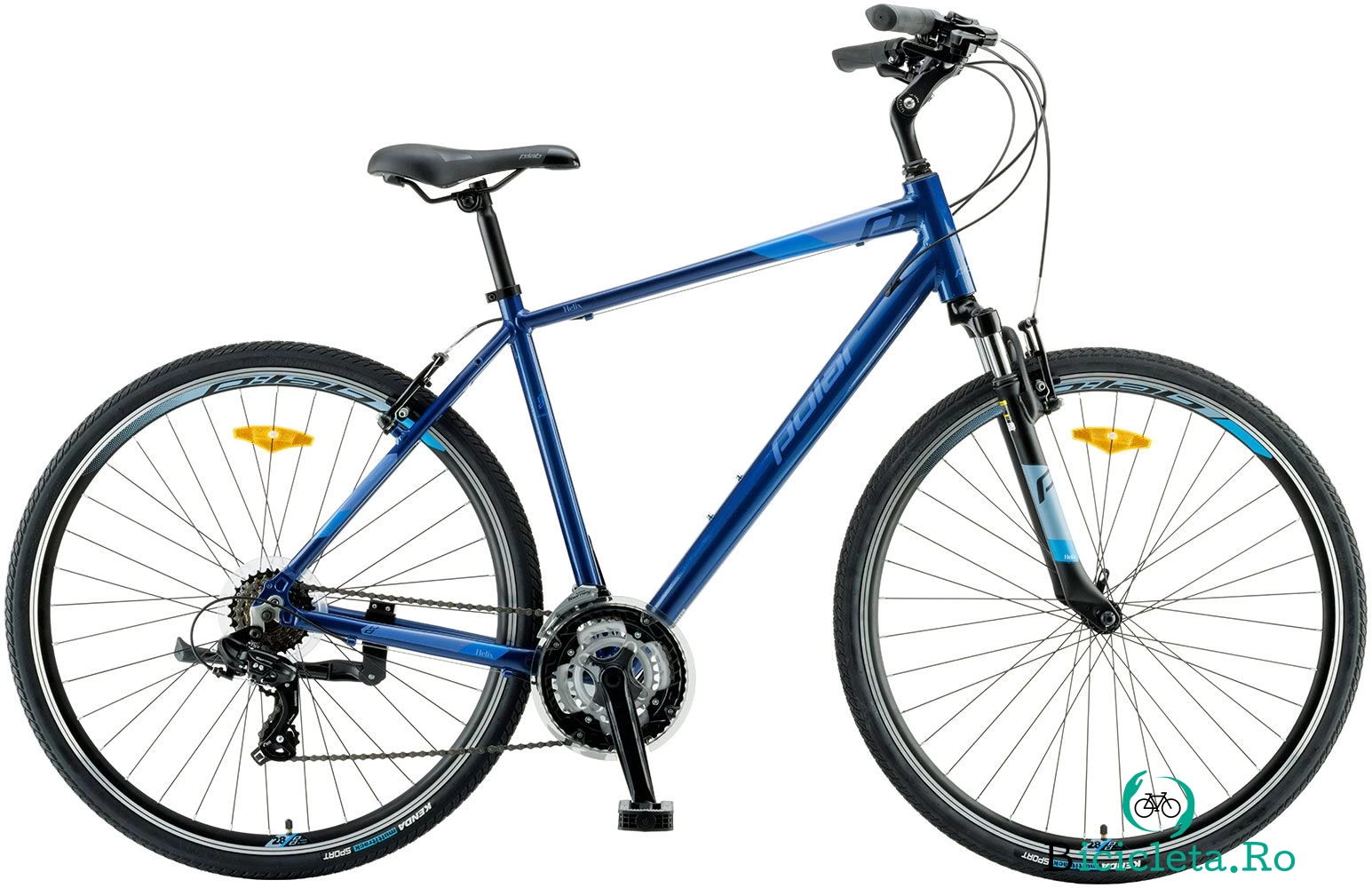 Bicicleta Trekking Polar Helix 2023 - 28 Inch, XL, Albastru la 1,299.00 lei ron