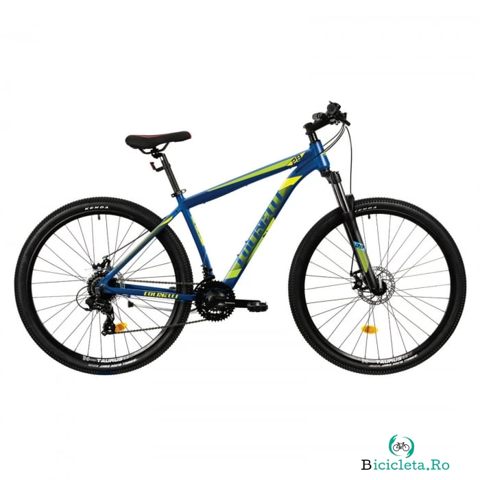 Bicicleta MTB Colinelli COL25, Marimea L, 29 inch, Albastru, Schimbator Shimano ST-EF500 EZ-FIRE PLUS, 24 Viteze, Cadru Aluminiu, Frane pe Disc