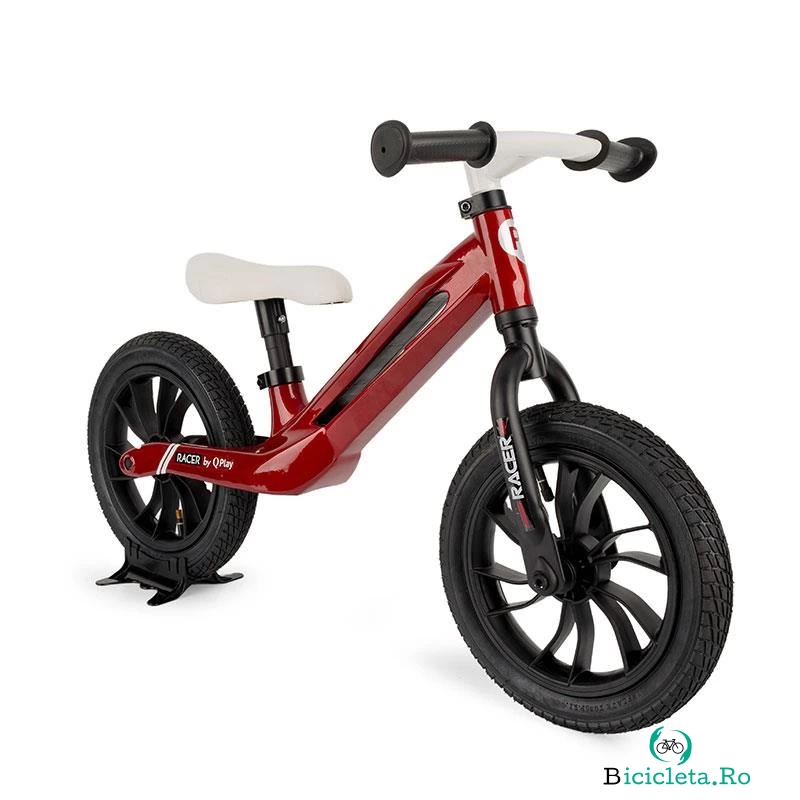 Bicicleta fara pedale Balance bike Qplay Racer Rosu la 399.00 lei ron