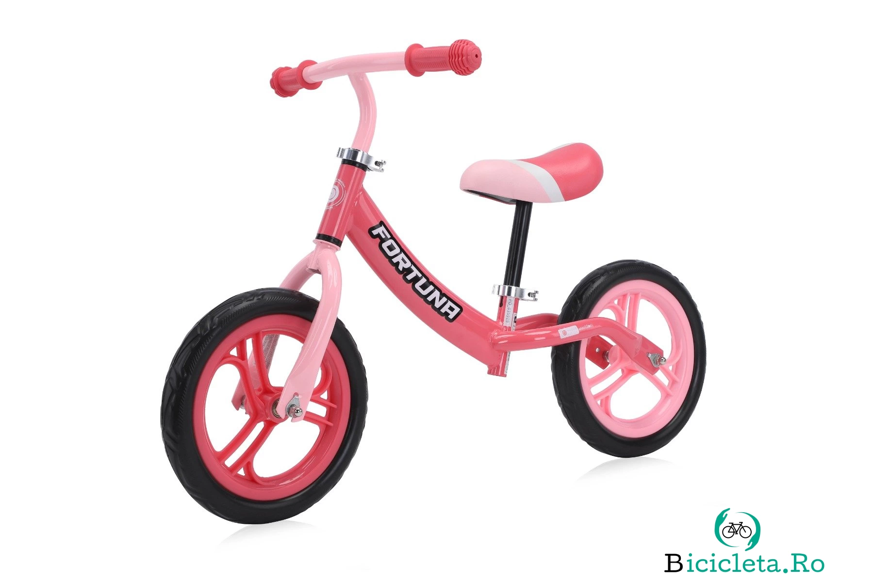 Bicicleta de echilibru, 2-5 ani, Lorelli Fortuna Light Dark Pink