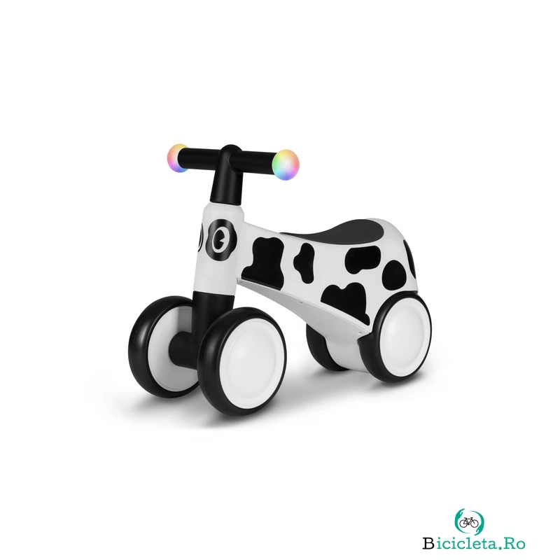 Lionelo - Bicicleta fara pedale, Sammy, Cu 4 roti, Din spuma EVA, Stabila, Manere moi, antiderapante, 12- 36 luni, Greutate maxima suportata 25 kg, Certificata EN 71-1:2014, EN 71-2:2011, EN 71-3:2019, Alb