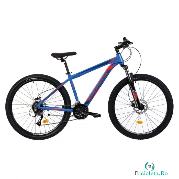 Bicicleta MTB Colinelli COL27, Marimea M, 27.5 inch, Albastru, Schimbator Shimano Altus, 24 Viteze, Cadru Aluminiu, Frane pe Disc